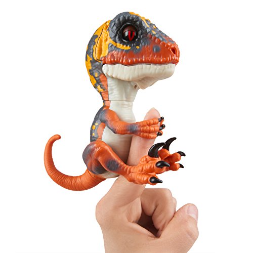 Fingerlings Untamed Velociraptor orange Blaze - 3781 / interaktives Spielzeug, reagiert...