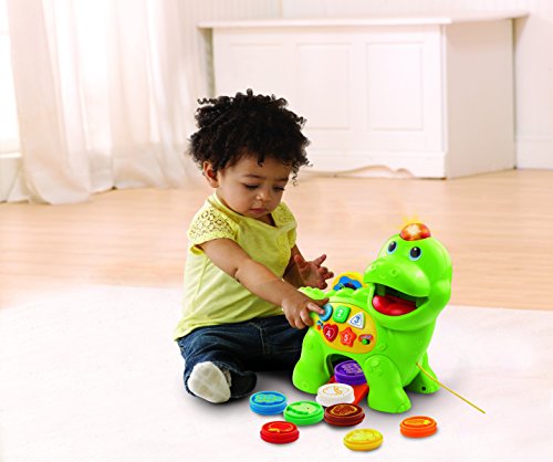 VTech 80-157704 - Fütter-mich Dino, Babyspielzeug