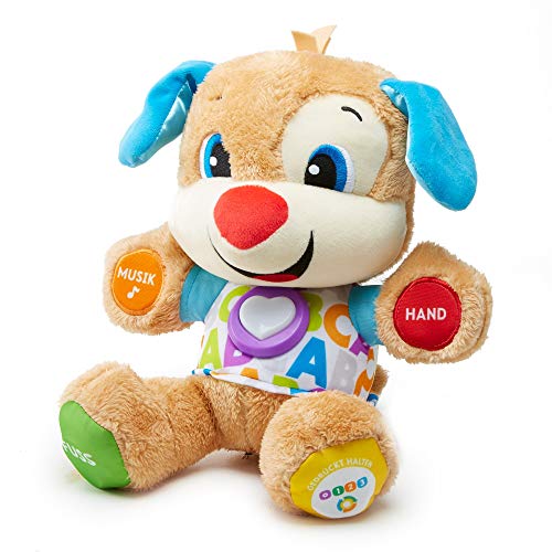 Fisher-Price FPM50 - Lernspaß Hündchen, deutschsprachig, babyspielzeug ab 6 Monaten